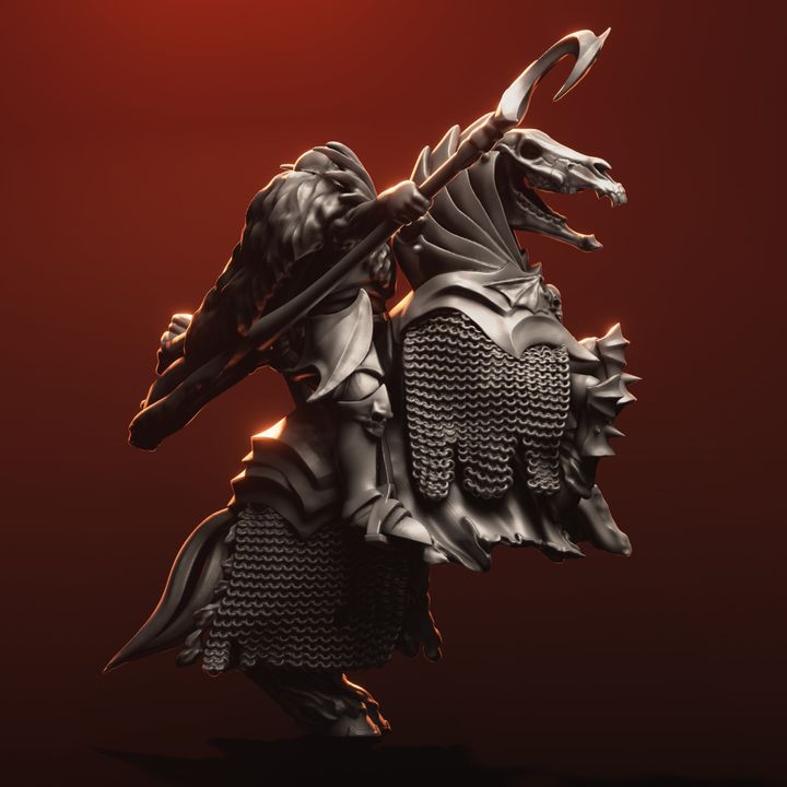 3D Printable Maximilian von Mordreich on horse by SabertoothCollectibles
